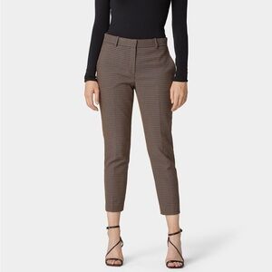 Theory Multicolor Dot Jacquard Casual Cropped Trouser Pants I0705206 NWT Size 00